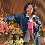 Rise Tumbler 1064ml med flip-lock och sugrör