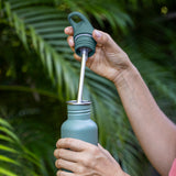 Isolerad Kid Classic 355ml med Flip Seal Sportkork och sugrör