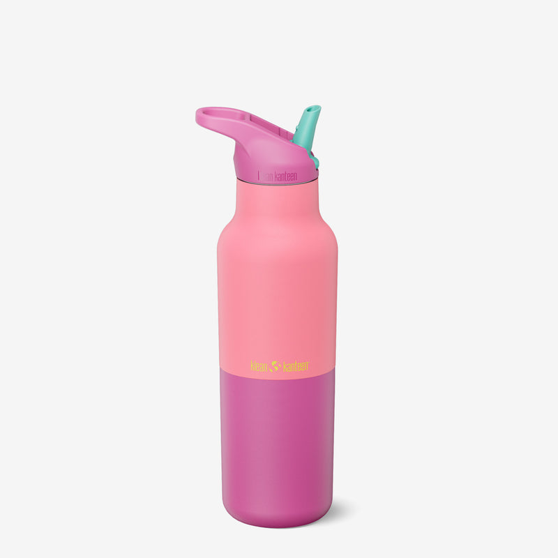 Rise Classic 473ml med Flip Seal Sportkork och sugrör