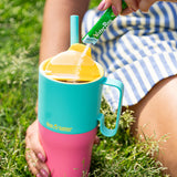 Rise Tumbler 770ml med flip-lock och sugrör
