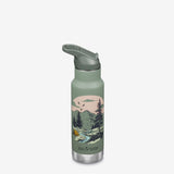 Isolerad Kid Classic 355ml med Flip Seal Sportkork och sugrör