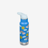 Isolerad Kid Classic 355ml med Flip Seal Sportkork och sugrör